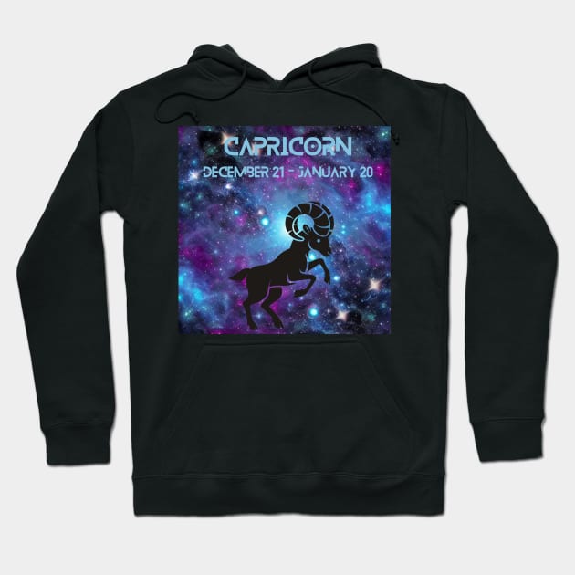 Capricorn zodiac sign Hoodie by FineArtworld7